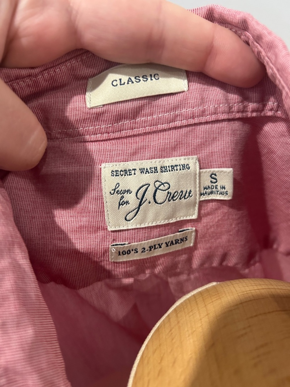 J. Crew Red Button-Down Long-Sleeve Shirt - Picture 2 of 3